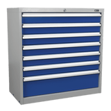 Sealey API9007 Industrial Cabinet 7 Drawer - API9007 - Sealey Tools UK - Workshop Tool Storage