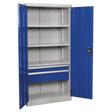 Sealey APICCOMBO2 Industrial Cabinet 2 Drawer 3 Shelf 1800mm - APICCOMBO2 - Sealey Tools UK - Workshop Tool Storage