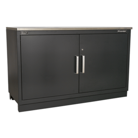 Sealey APMS02 Modular Floor Cabinet 2 Door 1550mm Heavy - Duty - APMS02 - Sealey Tools UK - Workshop Tool Storage