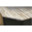 Sealey APMS18 Hardwood Corner Worktop 930mm - APMS18 - Sealey Tools UK - Workshop Tool Storage
