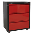 Sealey APMS82 Modular 3 Drawer Cabinet with Worktop 665mm - APMS82 - Sealey Tools UK - Workshop Tool Storage