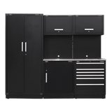 Sealey APMSCOMBO1SS Premier 2.5m Storage System - Stainless Worktop - APMSCOMBO1SS - Sealey Tools UK - Workshop Tool Storage