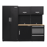 Sealey APMSCOMBO1W Premier 2.5m Storage System - Oak Worktop - APMSCOMBO1W - Sealey Tools UK - Workshop Tool Storage