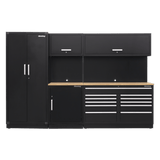 Sealey APMSCOMBO2W Premier 3.3m Storage System - Oak Worktop - APMSCOMBO2W - Sealey Tools UK - Workshop Tool Storage
