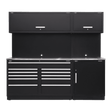 Sealey APMSCOMBO4SS Premier 2.3m Storage System - Stainless Worktop - APMSCOMBO4SS - Sealey Tools UK - Workshop Tool Storage