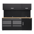 Sealey APMSCOMBO4W Premier 2.3m Storage System - Oak Worktop - APMSCOMBO4W - Sealey Tools UK - Workshop Tool Storage