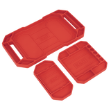 Sealey APNST4 Flexible Tool Trays Non - Slip - Pack of 3 - APNST4 - Sealey Tools UK - Workshop Tool Storage