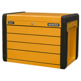 Sealey APPD4O 4 - Drawer Push - to - Open Topchest with Ball - Bearing Slides - Orange - APPD4O - Sealey Tools UK - Workshop Tool Storage