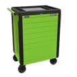Sealey APPD7G Rollcab 7 Drawer Push - To - Open Hi - Vis Green - APPD7G - Sealey Tools UK - Workshop Tool Storage