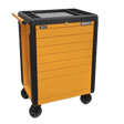 Sealey APPD7O Rollcab 7 Drawer Push - To - Open Hi - Vis Orange - APPD7O - Sealey Tools UK - Workshop Tool Storage