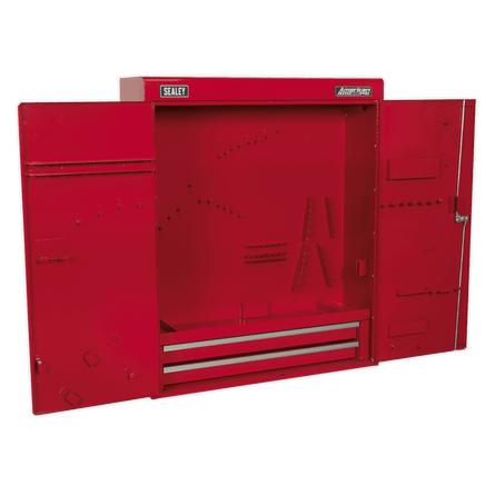 Sealey APW750 Wall Mounting Tool Cabinet with 2 Drawers - APW750 - Sealey Tools UK - Workshop Tool Storage