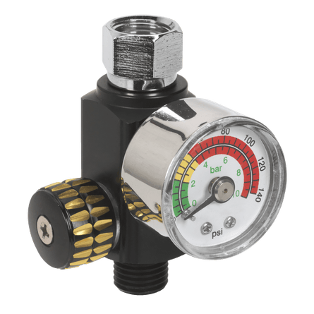 Sealey AR01 On - Gun Air Pressure Regulator/Gauge - AR01 - Sealey Tools UK - Workshop Tool Storage