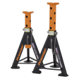 Sealey AS6O Axle Stands (Pair) 6tonne Capacity per Stand - Orange - AS6O - Sealey Tools UK - Workshop Tool Storage