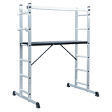 Sealey ASCL2 Aluminium Scaffold Ladder 4 - Way EN 131 - ASCL2 - Sealey Tools UK - Workshop Tool Storage