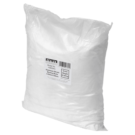 Sealey ASM25KG Aluminium Silicate Blasting Media 0.20 - 0.50mm - ASM25KG - Sealey Tools UK - Workshop Tool Storage