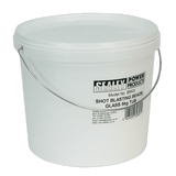 Sealey B5KG Shot Blasting Beads Glass 5kg Plastic Tub - B5KG - Sealey Tools UK - Workshop Tool Storage