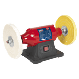Sealey BB2002 Bench Mounting Buffer/Polisher 200mm 550W/230V - BB2002 - Sealey Tools UK - Workshop Tool Storage