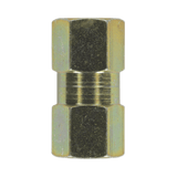 Sealey BC10100F Brake Tube Connector M10 x 1mm Female to Female Pack of 10 - BC10100F - Sealey Tools UK - Workshop Tool Storage