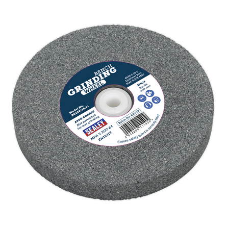 Sealey BG150/16 Grinding Stone 150 x 20mm 32(13)mm Bore A36Q Coarse - BG150/16 - Sealey Tools UK - Workshop Tool Storage