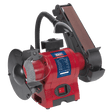 Sealey BG150BS Bench Grinder 150mm with 50mm Belt Sander & Work Light 250W/230V - BG150BS - Sealey Tools UK - Workshop Tool Storage