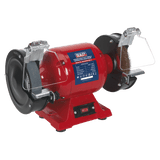 Sealey BG150XW/99 Bench Grinder 150mm with Wire Wheel 450W/230V Heavy - Duty - BG150XW/99 - Sealey Tools UK - Workshop Tool Storage