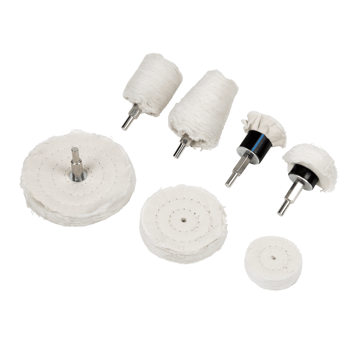 Sealey Wheel Kit Sealey 8pc Polishing Wheel Set | BGPW08 – Workshop Tool Storage