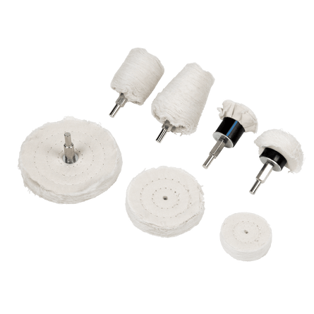 Sealey BGPW08 8pc Polishing Wheel Set - BGPW08 - Sealey Tools UK - Workshop Tool Storage