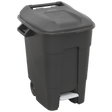 Sealey BM100P Refuse/Wheelie Bin with Foot Pedal 100L - Black - BM100P - Sealey Tools UK - Workshop Tool Storage