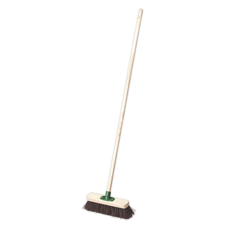 Sealey BM12H Broom 12"(300mm) Stiff/Hard Bristle - BM12H - Sealey Tools UK - Workshop Tool Storage