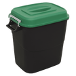 Sealey BM75G Refuse/Storage Bin 75L - Green - BM75G - Sealey Tools UK - Workshop Tool Storage