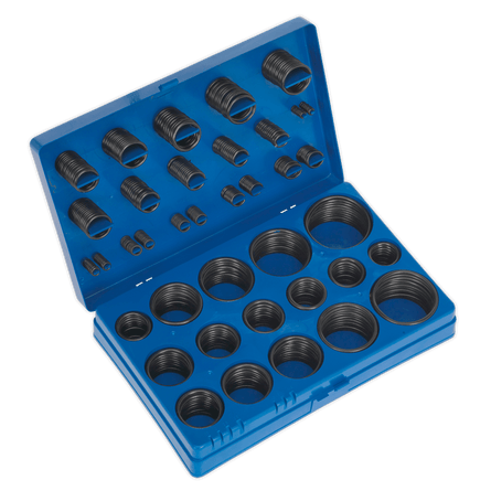 Sealey BOR407 Rubber O - Ring Assortment 407pc - Imperial - BOR407 - Sealey Tools UK - Workshop Tool Storage