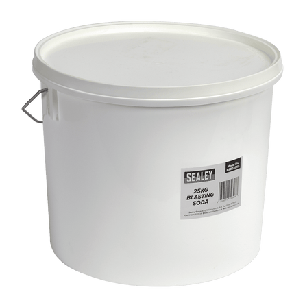 Sealey BSBG25KG Blasting Soda 25kg Tub - BSBG25KG - Sealey Tools UK - Workshop Tool Storage