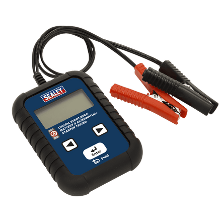 Sealey BT2011 Digital Start/Stop Battery & Alternator/Starter Tester 12/24V - BT2011 - Sealey Tools UK - Workshop Tool Storage