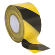 Sealey BTBY Hazard Warning Barrier Tape 80mm x 100m Black/Yellow Non - Adhesive - BTBY - Sealey Tools UK - Workshop Tool Storage