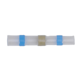 Sealey BTSSB25 Heat Shrink Butt Connector Solder Terminal 16 - 14 AWG Blue Pack of 25 - BTSSB25 - Sealey Tools UK - Workshop Tool Storage
