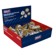 Sealey BWBS40DB Wire Brushes Assorted Sizes Display Box of 40 - BWBS40DB - Sealey Tools UK - Workshop Tool Storage
