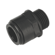 Sealey CAS15SA Straight Adaptor 15mm 1/2"BSP Pack of 2 (John Guest Speedfit® - PM011514E) - CAS15SA - Sealey Tools UK - Workshop Tool Storage