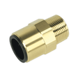 Sealey CAS22BSA Straight Adaptor 22mm x 3/4"BSPT Brass (John Guest Speedfit® - MM012206N) - CAS22BSA - Sealey Tools UK - Workshop Tool Storage