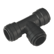 Sealey CAS22ET Equal Tee 22mm Pack of 5 (John Guest Speedfit® - PM0222E) - CAS22ET - Sealey Tools UK - Workshop Tool Storage