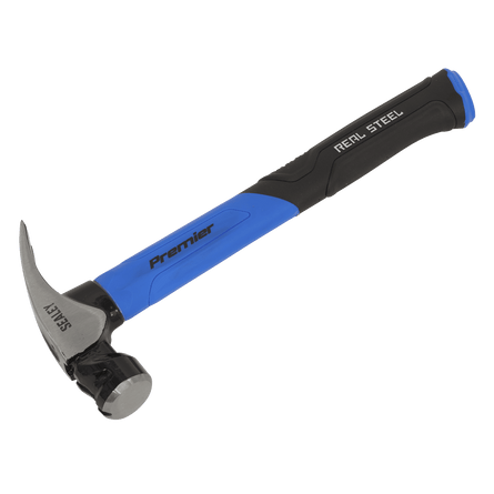Sealey CLHG20 Claw Hammer with Fibreglass Shaft 20oz - CLHG20 - Sealey Tools UK - Workshop Tool Storage