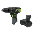 Sealey CP108VDD Cordless Hammer Drill/Driver 10mm 10.8V 2Ah - CP108VDD - Sealey Tools UK - Workshop Tool Storage