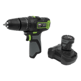 Sealey CP108VDD Cordless Hammer Drill/Driver 10mm 10.8V 2Ah - CP108VDD - Sealey Tools UK - Workshop Tool Storage