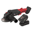 Sealey CP20VAGBKIT1 Cordless Angle Grinder Kit 115mm 20V 4Ah - CP20VAGBKIT1 - Sealey Tools UK - Workshop Tool Storage