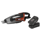 Sealey CP20VCVKIT1 Cordless Handheld Vacuum Cleaner Kit 650ml 20V 2Ah - CP20VCVKIT1 - Sealey Tools UK - Workshop Tool Storage