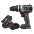 Sealey CP20VDDXKIT Brushless Hammer Drill/Driver Kit 13mm 20V - 2 Batteries - CP20VDDXKIT - Sealey Tools UK - Workshop Tool Storage