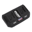 Sealey CP20VMC2 Dual Battery Charger 20V Lithium - ion for SV20 Series - CP20VMC2 - Sealey Tools UK - Workshop Tool Storage