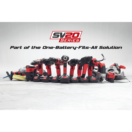 Sealey CP20VNRKIT1 20V 2Ah SV20 Series Brushless Cordless Nut Riveter Kit - CP20VNRKIT1 - Sealey Tools UK - Workshop Tool Storage