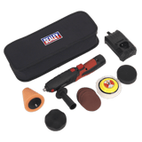 Sealey CP2812V Cordless Mini Sander/Polisher Kit 75mm 12V Lithium - ion - CP2812V - Sealey Tools UK - Workshop Tool Storage