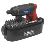 Sealey CP36S Cordless Screwdriver Set 53pc 3.6V Lithium - ion - CP36S - Sealey Tools UK - Workshop Tool Storage