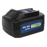 Sealey CP400BP Power Tool Battery 18V 3Ah Lithium - ion for CP400LI & CP440LIHV - CP400BP - Sealey Tools UK - Workshop Tool Storage
